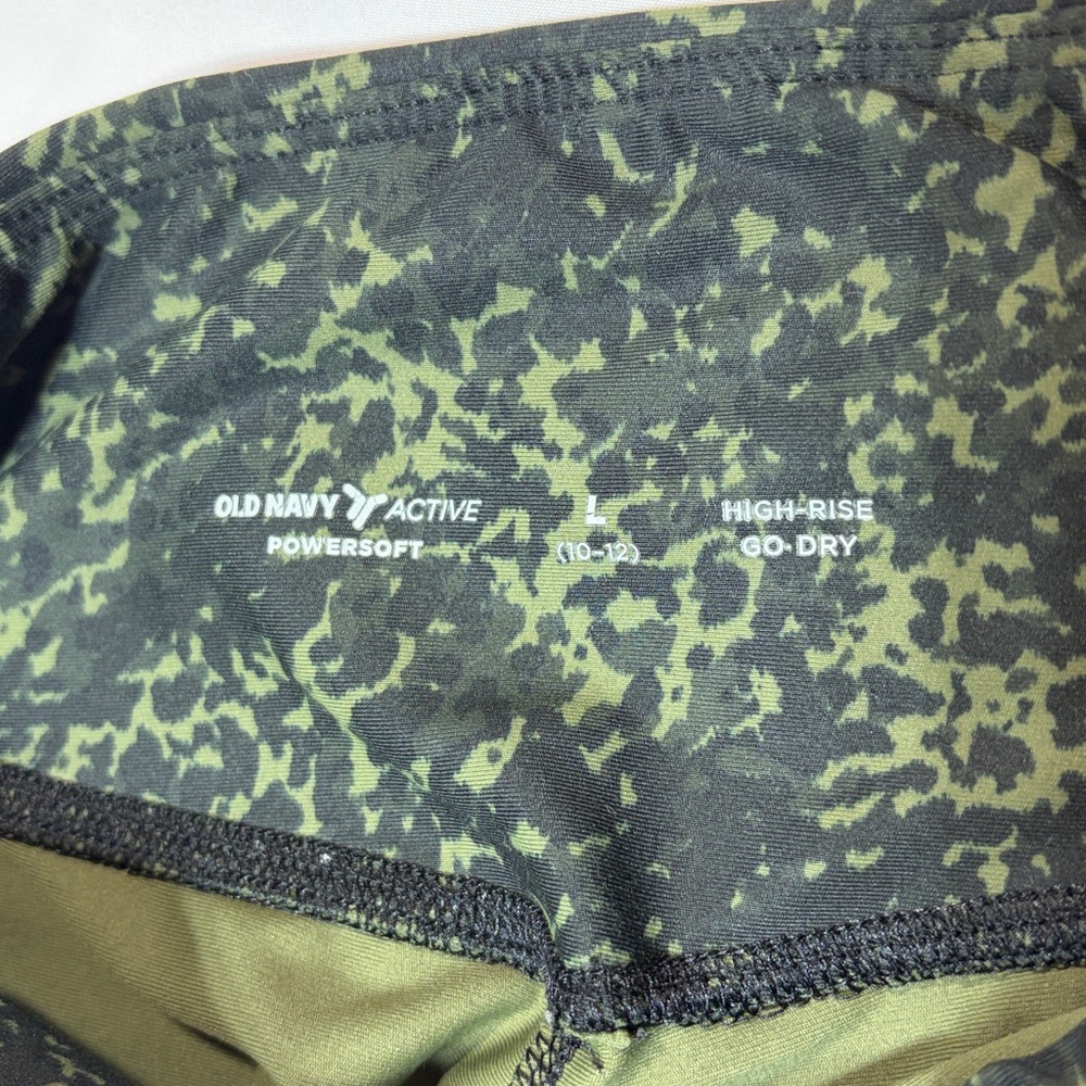 Old Navy Active PowerSoft High-Rise Go-Dry Flare Leggings Youth L - Picture 2 of 9